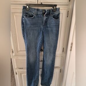 Classic Blue Marilyn Straight Lift Tuck Denim Jeans Size 6